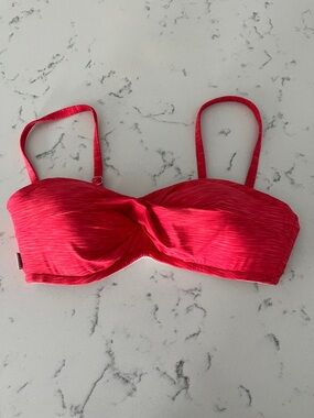 Captiva Red Twist-Front Bikini Top